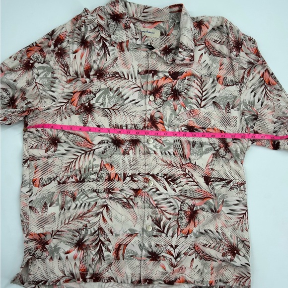 Tommy Bahama, Tropical Silk Print Men's Shirt - Picture 5 of 7